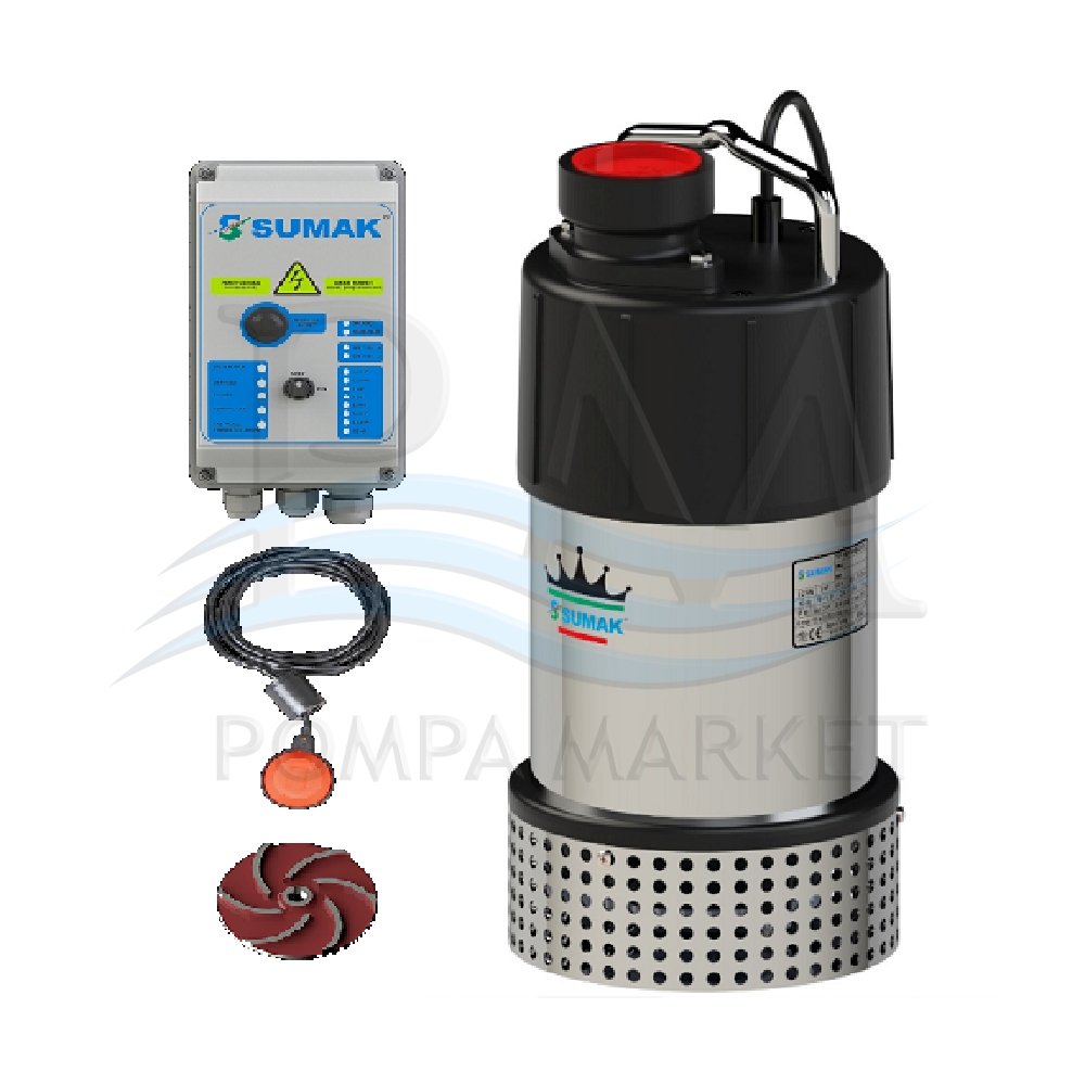 Sumak Sdtv-30/2 Zy Kirli Su Dalgıç Pompa